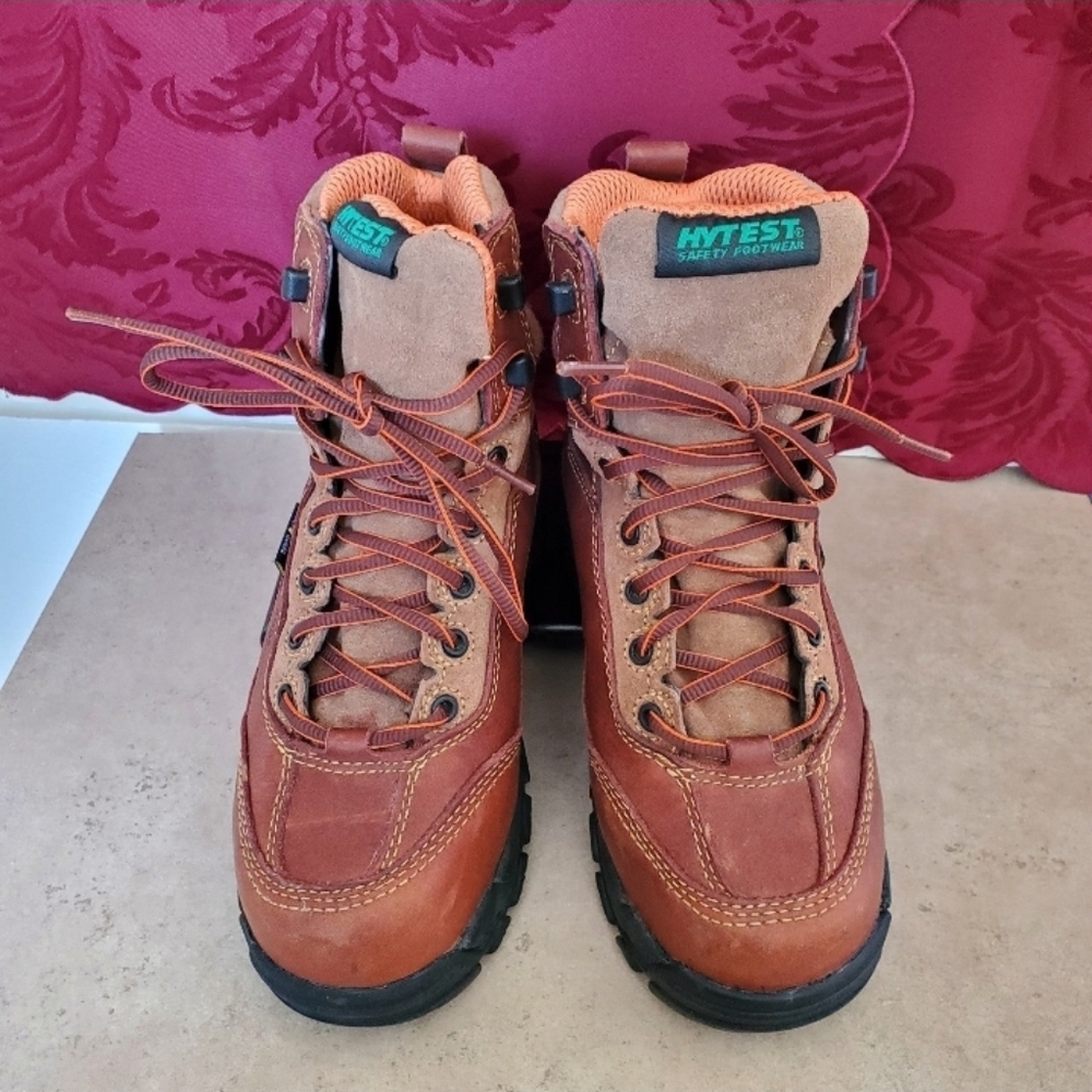Hytest Unisex 6" Met K12251 Safety Work Boots Size 4.5
